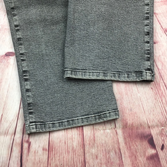 🐞Brazil Roxx Gray w/Leather Trim Jean Size 4 - Picture 12 of 15